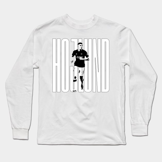 Hojlund Long Sleeve T-Shirt by CoconutSportsCo